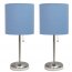 All LC2002-BLU-2PK Limelights Stick Lamp With Usb Charging Port And Fa