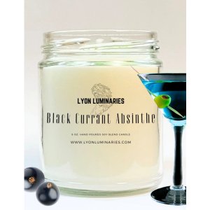 Lyon 9-BCA-1 Black Currant Absinthe Soy Blend Candle