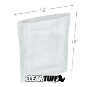 International PB61216 Flat Poly Bags  12 X 16 6 Mil