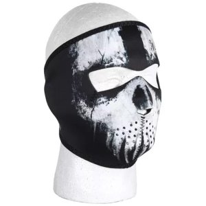 Fox 72-630 Neoprene Thermal Face Mask - Skull Ghost