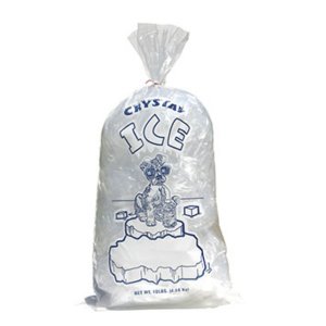 International PB-ICE-10WT-S Crystal Ice Icebags With Twist Tie  10 Lb