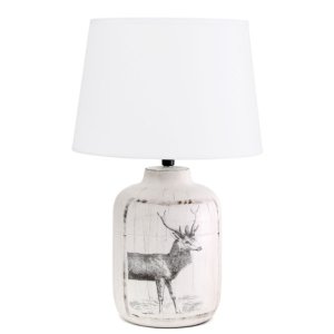 All LT1065-DER Simple Designs Rustic Deer Buck Nature Printed Ceramic 