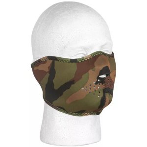 Fox 72-6252 Neoprene Thermal Half Mask - Woodland Camo