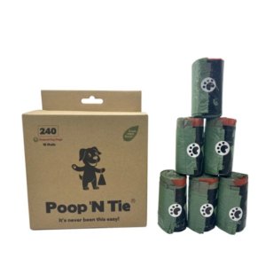 Pnt Refill Poop 'n Tie  Box - 16 Rolls Of Drawstring Bags