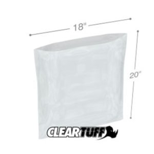 International PB21820 Flat Poly Bags  18 X 20 2 Mil