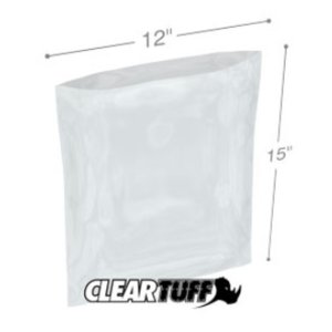 International PB21215 Flat Poly Bags  12 X 15 2 Mil