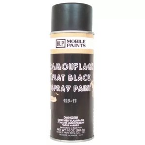 Fox 988 Spray Paint In Can - Flat Black