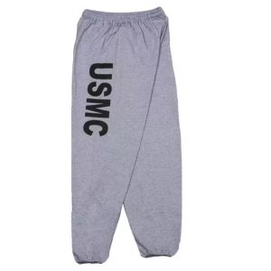 Fox 64-761 M Usmc Mens Sweatpants Grey - Medium