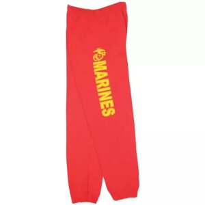 Fox 64-765 M Marines Insignia Mens Sweatpant Red - Medium