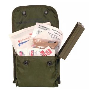 Fox 57-83 Soldier's Individual First Aid Kit Gi Issue - Olive Drab