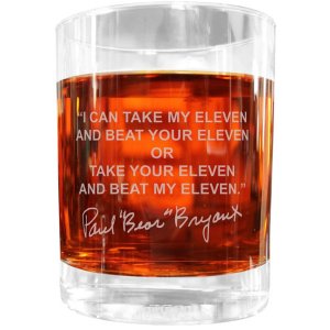 Famous FWGSPTL Tommy Lasorda Famous Quote Italian Crystal Whiskey Glas