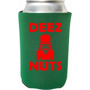 Capital XMAS_Deez_Nuts Funny Holiday Can Coolie - Deez Nuts Nutcracker