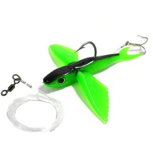 Magbay 6011s Flying Fish Green 7in Stinger Rigged