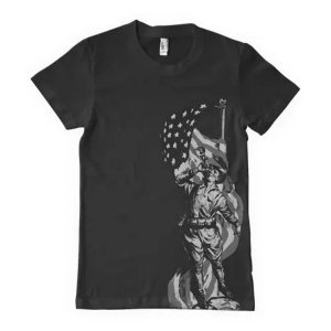 Fox 63-510 L An American Patriot Men's T-shirt Black - Large