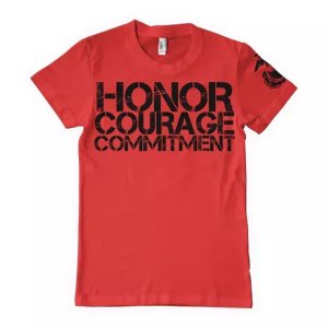 Fox 63-566 L A Soldier Pledge Men's T-shirt Red - Large