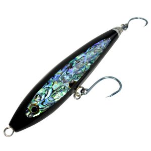 Magbay black-stickbait-hooks Stickbait Abalone 8in Black Whooks