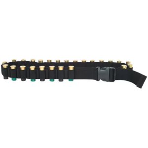 Fox 50-31 BLACK Shotgun Canvas Shell Bandolier - Black