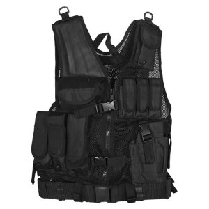 Fox 65-2275 Big  Tall Mach 1 Tactical Vest - Black