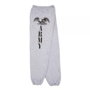 Fox 64-751 XXL Army Eagle Mens Sweatpant Grey - 2xl