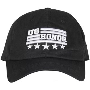 Fox 78-4040 Embroidered Ball Cap Us Honor Logo - Black