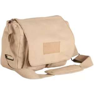 Fox 43-705 Retro Departure Shoulder Bag With Plain Flap - Khaki