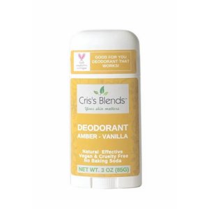 Criss DAVP3 Cris's Blends Natural Deodorant (amber Vanilla)