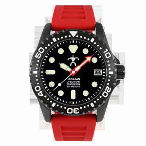 Time HLA 5412 Hawaiian Lifeguard Association Dive Watch Quartz  Hla 54