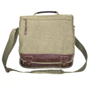 Fox 43-75 Classic Euro-style Messenger Bag - Khaki