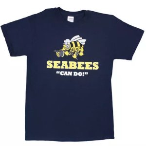 Fox 63-952 M Seabees Can Do T-shirt Navy - Medium