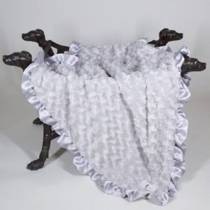 Hello 9103 Ruffle Baby Dog Blanket