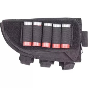 Fox 55-571 Butt Stock Cheek Rest Shotgun - Left - Black