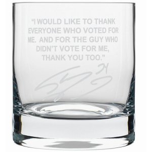 Famous FWGSPBH Ben Hogan Famous Quote Italian Crystal Whiskey Glass