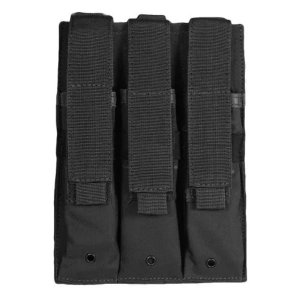 Fox 57-6531 Triple Mp5 Mag Pouch - Black