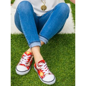 Perfect 655295328317 Star 1 Aztec Red Sneakers Size 6