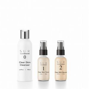 Sur CSC-BUNDLE30 Clear Skin Collection Bundle: Cleanser + Toner + Seru