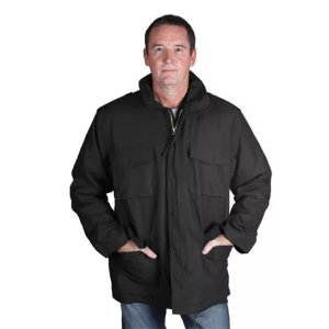 Fox 68-31BL BLACK M M65 Field Jacket With Liner - Black -  Medium