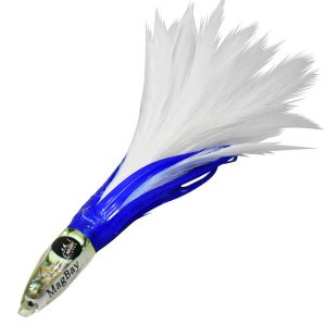 Magbay tuna-fea-blue Tuna Feather Blue White 6 In.