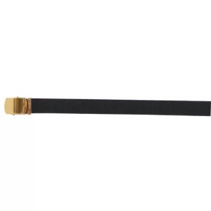 Fox 44-11 BLACK 44 Cotton Web Belt, 12 Pack  Brass Buckle - Black