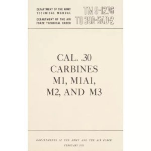 Fox 59-44 Cal .30 Carbines Technical Manual