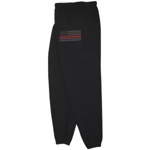 Fox 64-7483 XXL Usa Flagthin Red Line Mens Sweatpant Black - 2xl