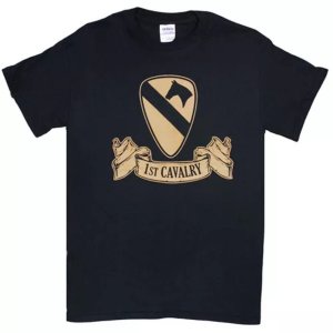 Fox 63-961 L 1st Cavalry Ribbon T-shirt Black - Large