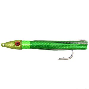 Magbay green-wahoo-bomb Wahoo Bomb - Green Holographic Fishing Lure