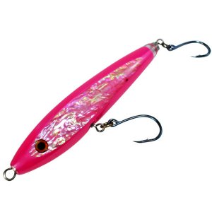 Magbay pink-stickbait-hooks Stickbait Abalone 8in Pink Whooks