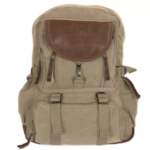 Fox 43-555 Retro Parisian City Daypack - Khaki