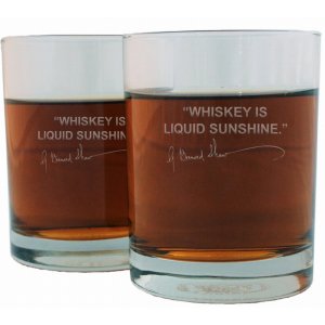 Famous FWGSCHB Humprey Bogart Famous Quote Italian Crystal Whiskey Gla