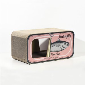 Tinklylife 6972367471967 Canned Tuna Cat House And Scratcher