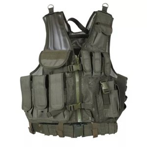 Fox 65-22705 Big  Tall Mach 1 Tactical Vest - Olive Drab