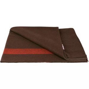 Fox 818-8 Swiss Army Style Blanket - Deep Chestnut Brown