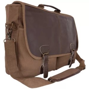 Fox 46-40 Academic Portfolio Briefcase - Olive Brown