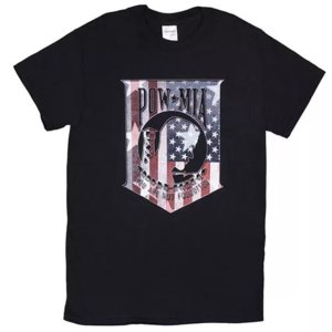 Fox 63-460 S Pow Mia Men's T-shirt Black - Small